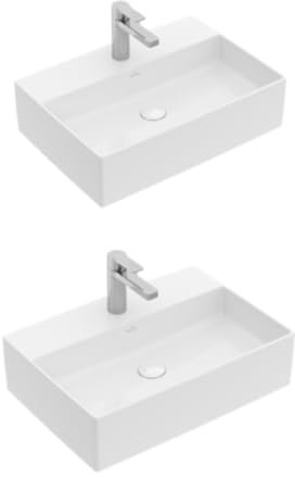 Lot de 2 vasques à Poser 50 cm VILLEROY ET BOCH Memento 2.0
