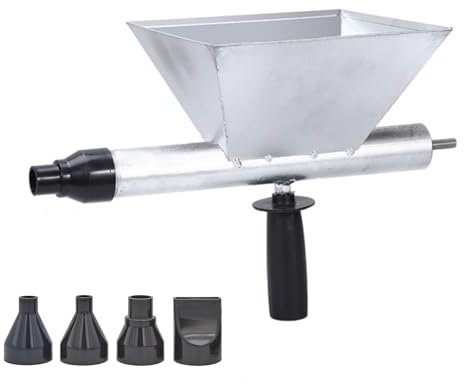 FONWUJIOT Pistolet à Jointoyeuse portable, équipé de quatre buses amovibles de spécifications différentes, sans perceuse électrique, utilisé pour le jointoiement des murs et des sols