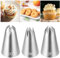 3 pezzi beccucci per sac à poche senza cuciture, set di beccucci per sac à poche Ymapinc, set di beccucci per sac à poche in acciaio inox professionale per sac à poche per cuocere torte
