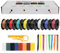 LightingWill Cavo elettrico in silicone, 18 AWG, 0,75 mm², in 8 colori, 5 metri per rotolo, cavo in rame stagnato flessibile, per fai da te, auto, installazioni domestiche e cavi di alimentazione