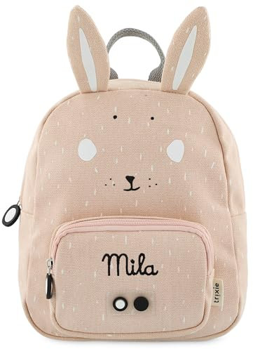 upstitch studio Kinderrucksack mit Namen Trixie Hase Small (Hase, Rucksack SMALL)