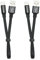 Riertostng kurzes USB C Lade Datenkabel 10inch, USB A zu USB Typ c Flachkabel 2.4A schnelles Laden, tragbares Schnallendesign, für und mehr USB C Gerät
