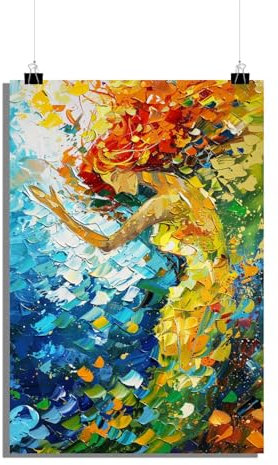 25 Artstreet Die Geburt der Venus Poster - Aquarell Poster - Kunst Poster - Farbenfrohes Poster - Gemälde Poster - Romantisches Poster - Klassisches Poster - Perfekt zum Einrahmen (61x91cm)