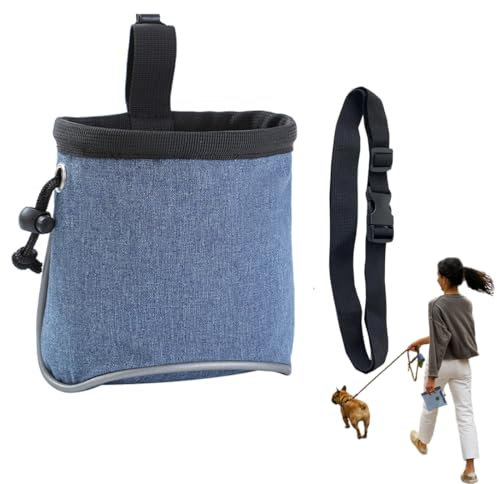 OUDQFCJ Sacchetto di Addestramento per Cane, Borsa, Cibo, Snack da Viaggio, Porta Premietti con Clip di Fissaggio, Multifunzionale, Adatto per viaggi di animali domestici e formazione all'aperto