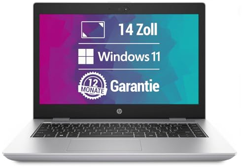HP ProBook 640 G4 14 Zoll Full HD Laptop Intel Core i5-8350U@ bis zu 3,6 GHz 16 GB 512 GB SSD mit Windows 11 Pro & GRATIS Antiviren-Software HDMI inkl. 12 Monate Garantie (Generalüberholt)