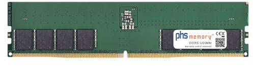 PHS-memory 32GB RAM Speicher kompatibel mit Gigabyte Gaming X A620M DDR5 UDIMM 5600MHz PC5-44800-U