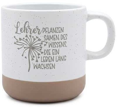 Lehrer Geschenk Tasse – Lehrer pflanzen Samen des Wissens – Abschiedsgeschenk Lehrerin Schuljahresende – Danke Lehrer Geschenk Schule – Geschenk Einschulung Schulanfang Lehrkraft Keramiktasse 360 ml