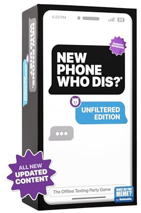 WHAT DO YOU MEME? New Phone, Who Dis? - Partyspiel für Erwachsene