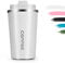 Artlive Coffee Cup, Travel Mug 380ml Insulated & Double Wall Reusable Travel Cup - Thermal Stainless Steel Eco-Friendly with Screw Lid - Hot & Cold Coffee Mug (White, 380 ml)