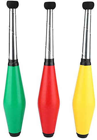 Jonglierkeulen 3er Set Ultraleicht Training Jongleur Professionelle Zirkus Jonglier Clubs Outdoor Jonglierstab Zubehör Kinder und Erwachsene Spielen Spielzeug für Requisiten Schule Familienvorstel
