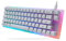 Womier K66 60% Mechanical Keyboard, Hot Swappable Wired RGB Backlit Keyboard, Gateron Switch Acrylic Gaming Keyboard for PC PS4 Xbox, Brown Switches