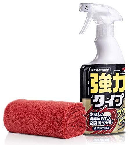 detailmate Soft99 Quick Detailer Set: Soft99 Fukupika Spray 400ml + Mikrofasertuch Superflausch 40x40cm, 550GSM