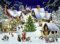 A4-Wandkalender: Weihnachten im Dorf