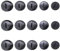 55pcs negro carbón cepillo cubierta plástico con conector ranurado Multi diámetro 9.8mm-21.8mm piezas de repuesto para martillo amoladora eléctrica herramienta