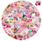 AUCEKO 100 Stück Aufkleber Pack Kirby Games Sticker Set wasserdichte Vinyl Sticker für Laptop Kinder Autos Motorrad Fahrrad Skateboard Gepäck Koffer Computer Cartoon Aufkleber Graffiti Decal