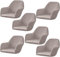 ELYSYSRL Stretch Stuhlhussen Samt mit Armlehne Stuhlbezug 1/6/2/4er Set Luxus-Samt Bürostuhl Bezug Stuhlschonbezug Sessel Esszimmerstuhlhussen Armlehnstuhl Stuhlabdeckung (Color : #11, Size : 6PCS)