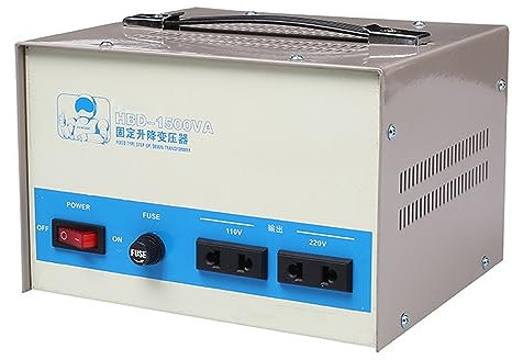 1500 Watt Voltage Converter Transformer,Lightweight Step Up Step Down Power Converter Dual Channel Household Appliances Power Conversion