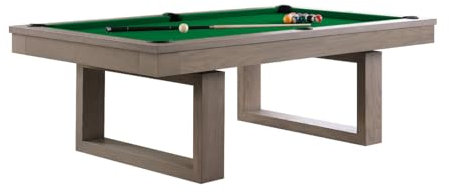 Billiard-Royal Billardtisch Pooltisch Modell Milan 7 ft. mit hochwertigem K-55 Bandengummi und freier Tuchwahl, Tuchfarbe:Simonis 860 Yellow Green