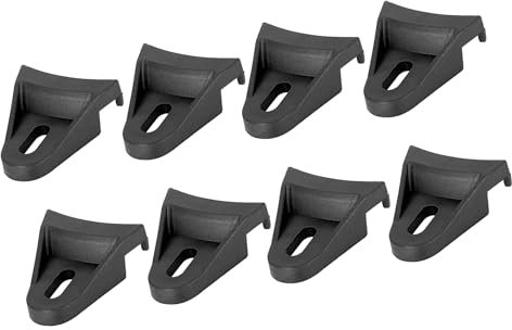 A ABSOPRO Rejillas De Altavoz para Subwoofer de Coche, Ajuste para 4, 6, 8, 10, 12, 15, Negro (Juego de 8)