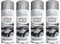 SDMAX All Purpose Gray Primer Spray Paint, Suitable for Wood, Metal, Plastic, and, Glass Surface, Fast Drying, Easy Application, Interior and Exterior Usage, 250ML (4 Pcs)
