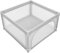 Baby Laufstall, Faltbare Kinder Laufgitter & -ställe, Babyzaun Absperrgitter mit Atmungsaktivem Netz, Mobile Krabbeln Playpens, Krabbelgitter mit Netz & Reißverschluss-120 * 120 * 66 cm-hellgrau