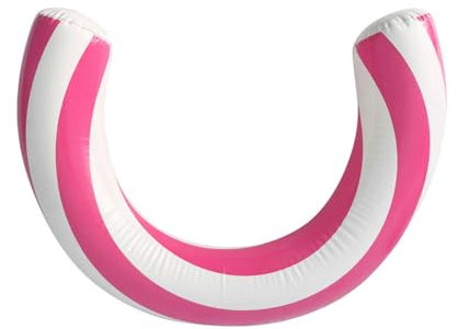 Bimhayuu Gebogene Poolnudeln Schwimmnudel Aufblasbarer Schwimmring Sommer Schwimmzubehör Schwimmschwimmer Outdoor Schwimmschwimmer Schwimmzubehör Pool Bogenschwimmer Bogenschwimmschwimmer (Pink)