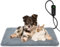 Woiil Tappetino riscaldante Elettrico Tappetino riscaldante per Animali Domestici Tappetino riscaldante Grande, 71x 40cm per Cani e Gatti Tappetino riscaldante per Interni