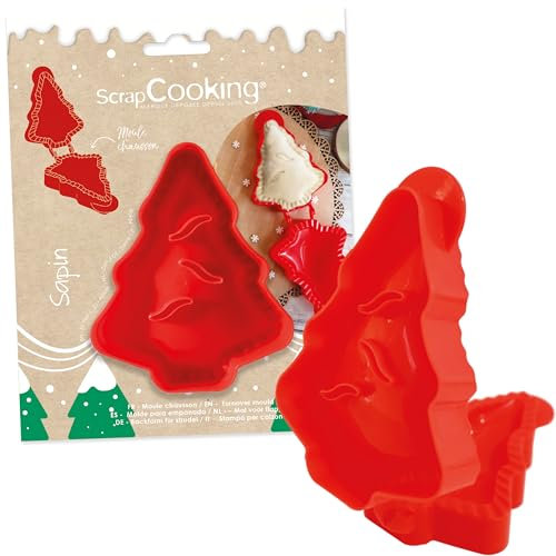 ScrapCooking – Weihnachtsbaum Taschen-Form - Ausstecher Weihnachten für gefüllte Teigtaschen - Backen, Küche - Ausstechform - Empanadas Strudel - Blaubeertaschen - 2154