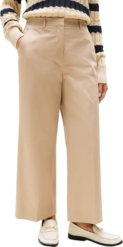 Tommy Hilfiger Damen Chino Cotton Wide Leg Ankle Chino Pant Ww0ww45791