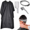 KASURE 4 Stück Haare Schneiden, Haarschneide Hilfe mit Frisierumhang, Verstellbare Haarschneide Schablone, Haarschneidekamm Friseur Kamm, Fade Kamm für Selbst Haarschnitte einfach zu Bedienen