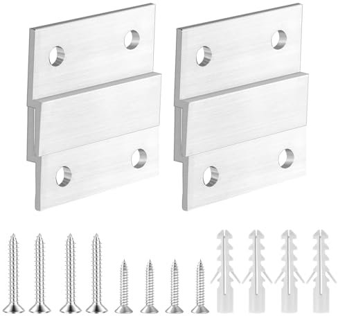 French Cleat - Colgador de fotos de aluminio de 5 cm, soporta 30 libras