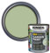 AOC24 Garden Fence Paint 750ml – Multi-Surface Exterior Paint for Wood, Brick, Metal, Stone & Terracotta – Waterproof, Resists Fading, Matt Finish for Sheds, Fences, Garden Furniture Saplin Green