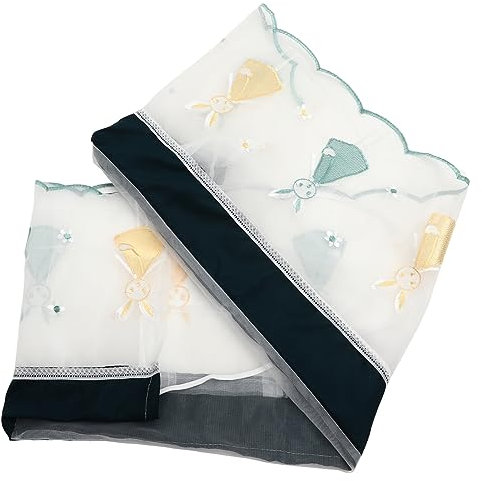 MAGICLULU Schutzabdeckung der Klimaanlage staubschutz staubstopp schirmständer verkleidung Bausatz Jalousie Wand Klimaanlagenschutz Innenabdeckung der Klimaanlage Polyester (Polyester) Green