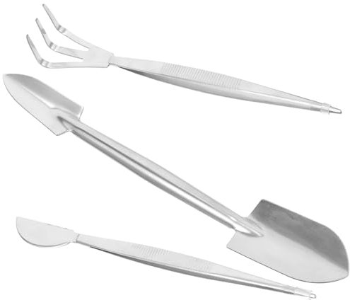 Happyyami 1 Satz Bonsai-Werkzeug Schräge Pinzette Saftig Punkt Pinzetten Für Frauen Pinzette Augenbraue Garten Pinzette Bausatz Stift Pinscher Männer Rostfreier Stahl Silver