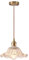 LIGKIN Suspension Luminaire Vintage Industrielle E27 Lustre à Fleurs Créatif Abat-jour en Verre Luminaire Plafonnier Déco pour Cuisine Salle à Manger Chambre
