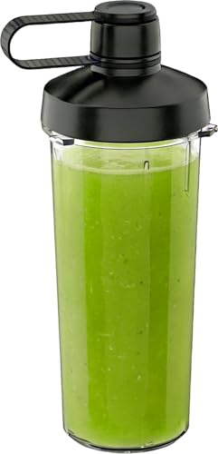 Pochrus Smoothie Bottles, Mixer Smoothie Maker Drinking Bottle/Tritan Bottle/Water Bottle, 600 ml, BPA-Free, for Sports Mixer, Shake, Smoothie Maker