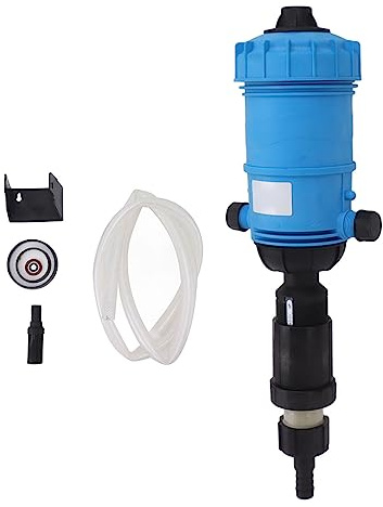 Cocoarm G3 4 Dünger-Injektor Wasserbetriebene Dosierpumpe, Kunststoff-Proportionalpumpe R2510, 1 Bis 10 Prozent Einstellbar, 20 Bis 2500 L H für Tropfbewässerung, Viehbewässerung