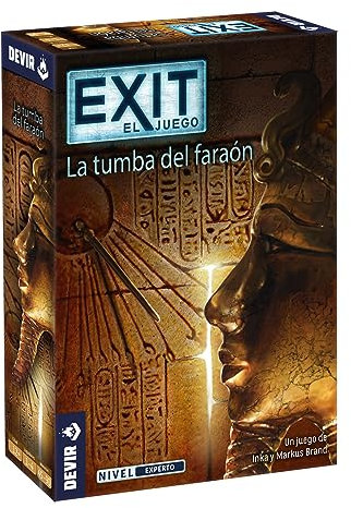 Devir - Exit: La Tumba del Faraón, Juego de Mesa con Amigos, Escape Room, Juegos de Misterio para Adulto Español (BGEXIT2)
