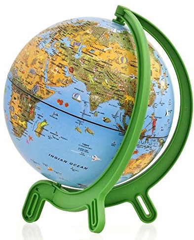 Nova Rico 8007239977600 Giacomino Arca Non Illuminated Globe, Green Package dimensions: 18 x 17 x 22cm