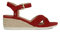 Geox D Ischia Corda, Sandali Donna, Rosso Red, 38 EU