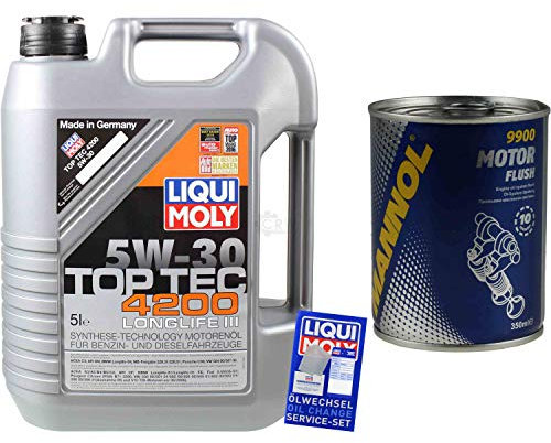 5L Liqui Moly Motoröl Oil Top Tec 4200 5W-30 MANNOL Motorspülung Motor Flush
