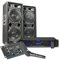 MAX212 - DJ Starter Kit - DJ Boxen Set 2800 Watt inklusive DJ Mixer, Verstärker mit Bluetooth, MP3, USB, MAX212 Bundle 2 Lautsprecher mit Verstärker, PA-Anlage Komplett Set
