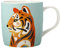 Maxwell & Williams DX0917 Kaffee-Tasse Tiger 420 ml – Porzellan bauchig – mit buntem Tier-Motiv, in Geschenkbox