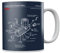 Nasa JEM Pressurized Module Blueprint Mug