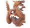 Figur Drache, 15 cm, aus Holz, geschnitzt, asiatische Dekoration