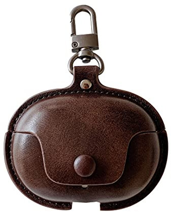 Leather Case for New Beats Studio Buds 2021 Shockproof Protective Cover Skin with Keychain for Women Girls Men Boys for Beats Studio Buds Headphone