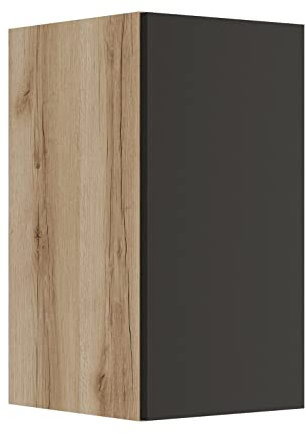 idealShopping GmbH Küchen Hängeschrank Noah O306-0+ in anthrazit 30 cm breit