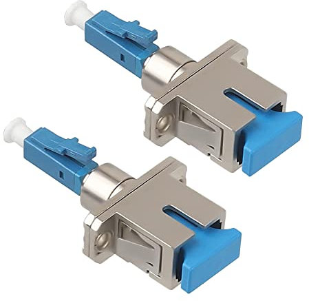 Duogalia SingleMode LC/UPC-Stecker auf SC/UPC-Buchse, Adapter 9/125um Glasfaser-Adapter, Hybrid-Kupplung/Flansch, 2 Stück