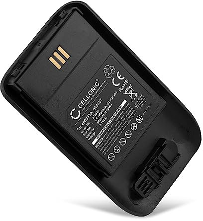CELLONIC, Akku kompatibel mit Ascom D63, i63 kompatibel mit Mitel 5614 (800mAh, 3.7V) Ersatzakku 490933A, 660497