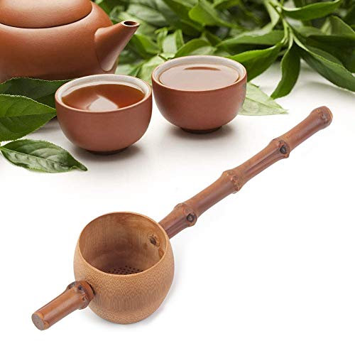 Jerliflyer Infuseur à thé, Passoires Filtre Naturel Infuseur De Passoire De Gadget De Cuisine Pour Outil De Kung Fu De Cérémonie Chinoise(Bamboo pole perforated tea strainer)
